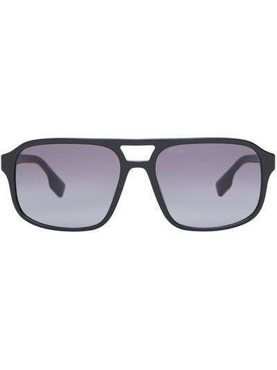 Burberry солнцезащитные очки в квадратной оправе
