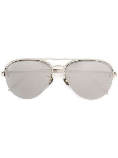 Linda Farrow солнцезащитные очки "авиаторы"
