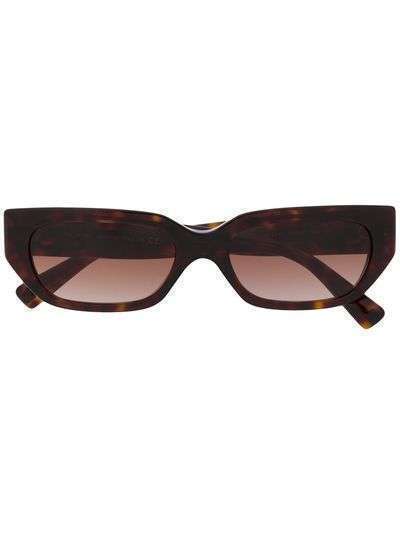 Valentino Eyewear солнцезащитные очки в узкой
