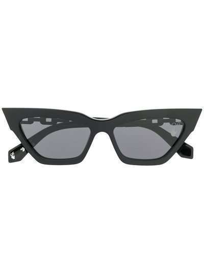 Off-White солнцезащитные очки Nina в оправе 'кошачий глаз'