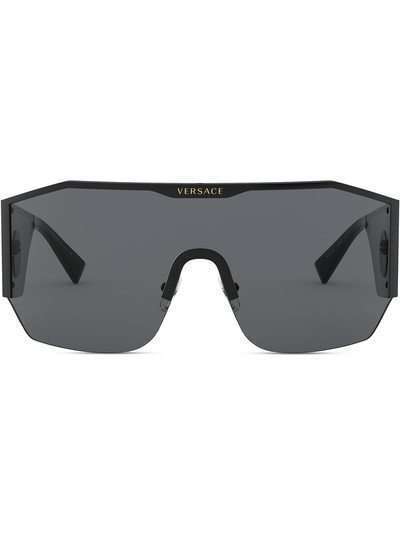 Versace Eyewear солнцезащитные очки-маска