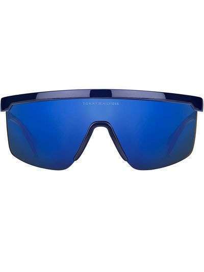 Tommy Hilfiger массивные солнцезащитные очки