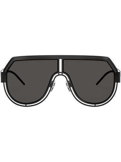 Dolce & Gabbana Eyewear массивные солнцезащитные очки с логотипом