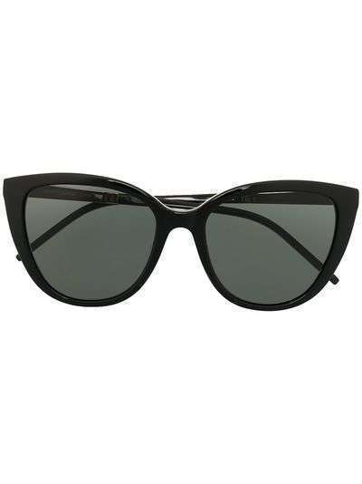 Saint Laurent Eyewear солнцезащитные очки SL M70 в оправе 'кошачий глаз'