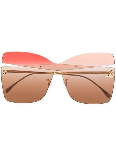 Fendi Eyewear солнцезащитные очки с эффектом градиента