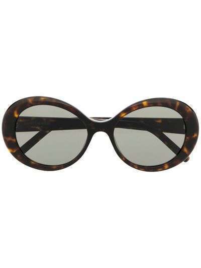 Saint Laurent Eyewear солнцезащитные очки черепаховой расцветки