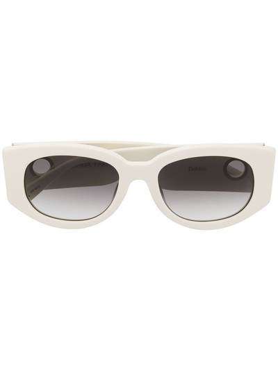 Linda Farrow солнцезащитные очки в прямоугольной оправе
