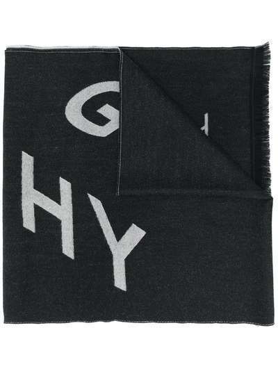 Givenchy шарф с жаккардовым логотипом