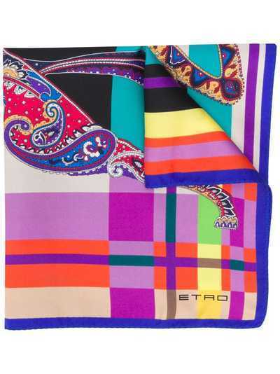 Etro шарф с графичным принтом