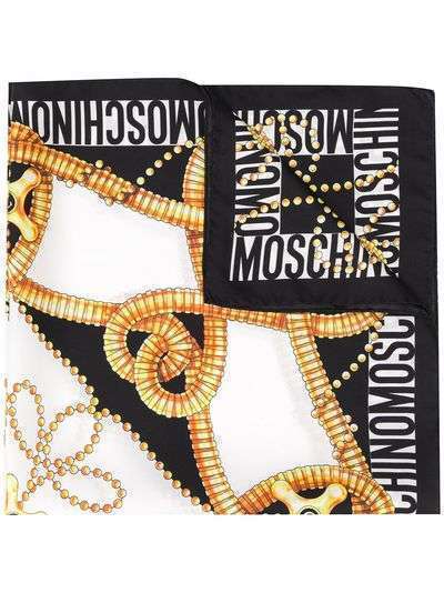 Moschino шарф с логотипом