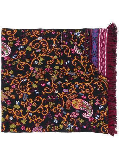 Etro шарф с цветочным узором