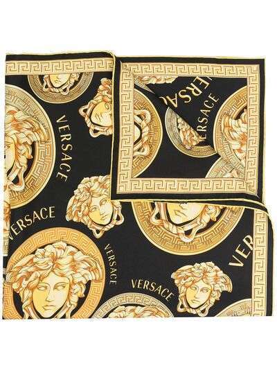 Versace шарф с логотипом Medusa