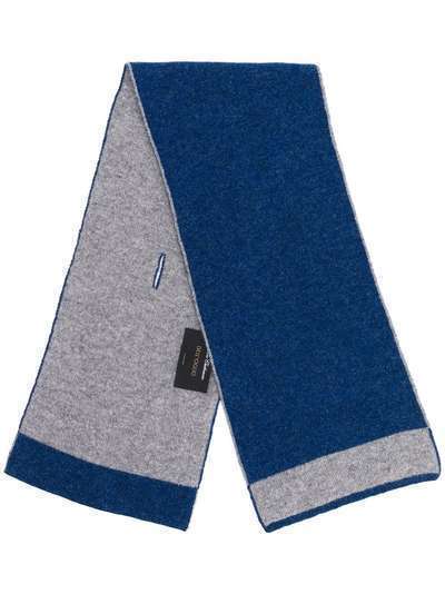 Dell'oglio кашемировый шарф с контрастной отделкой