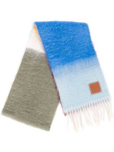 LOEWE шарф с эффектом градиента