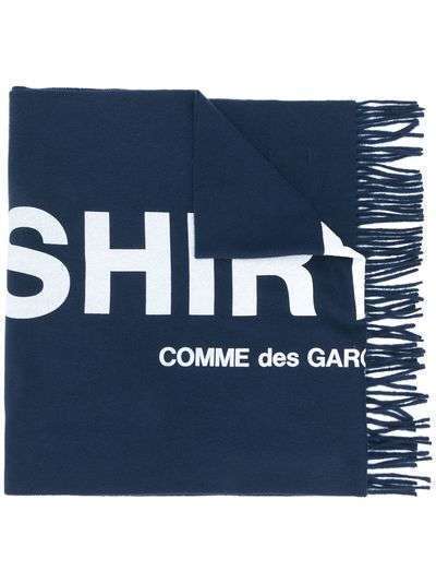 Comme Des Garçons Shirt шарф с вышитым логотипом