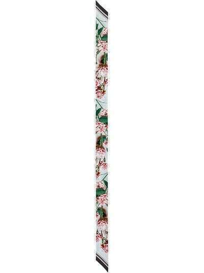 Burberry шарф с цветочным принтом
