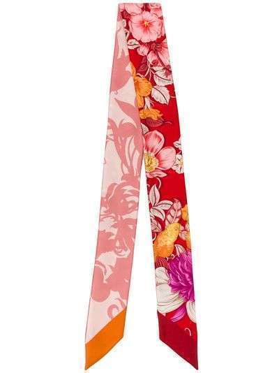 Salvatore Ferragamo шейный платок с цветочным принтом