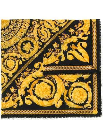 Versace платок тонкой вязки с принтом Baroque