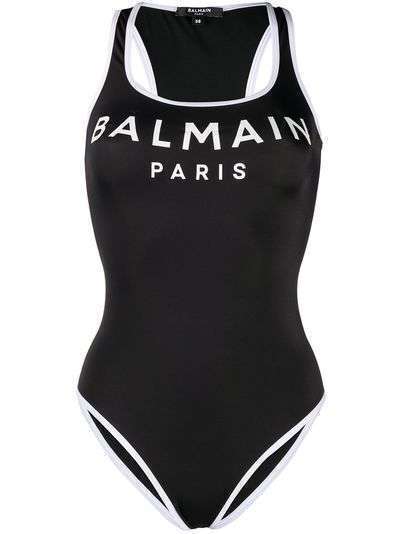 Balmain слитный купальник с логотипом