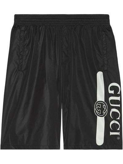Gucci плавки-шорты с логотипом