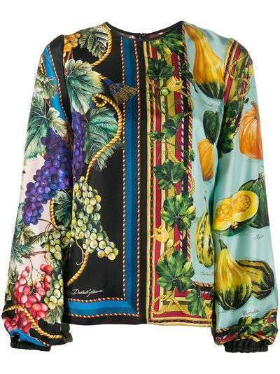 Dolce & Gabbana блузка с принтом