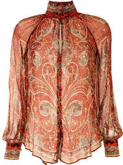 Camilla блузка с принтом пейсли