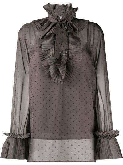 P.A.R.O.S.H. блузка с плиссированными оборками