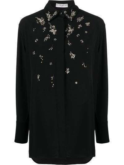 Givenchy блузка с вышивкой бисером