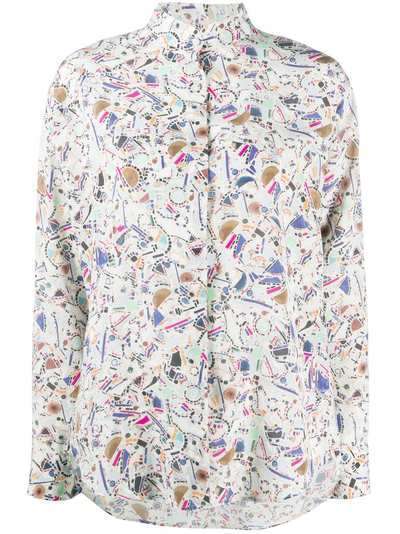 Isabel Marant блузка с геометричным принтом