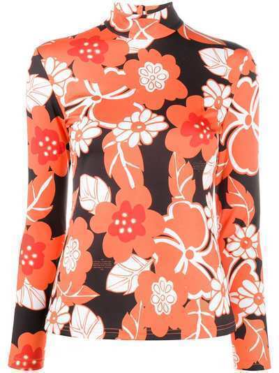 Rokh блузка с цветочным принтом