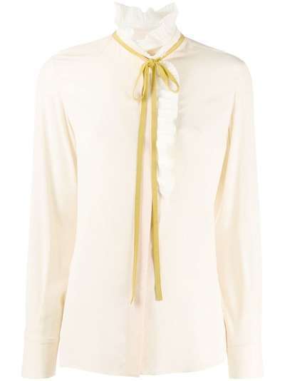 Chloé блузка с оборками