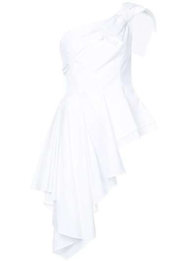 Carolina Herrera асимметричная блузка на одно плечо