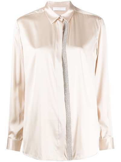 Fabiana Filippi блузка с эффектом металлик