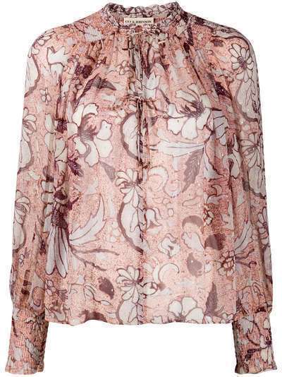 Ulla Johnson блузка с цветочным принтом