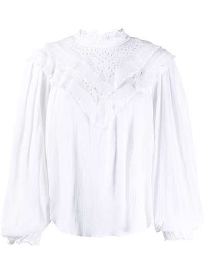 Isabel Marant Étoile блузка Izae с вышивкой