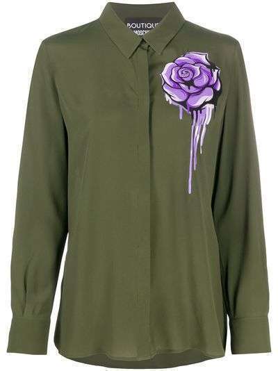 Boutique Moschino блузка с длинными рукавами и цветочным принтом