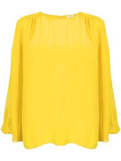 Giambattista Valli прозрачная блузка с длинными рукавами