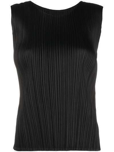 Pleats Please Issey Miyake плиссированный топ