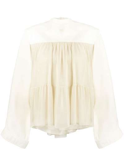 Chloé tiered ruffled blouse
