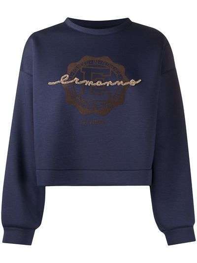 Ermanno Ermanno толстовка с вышитым логотипом