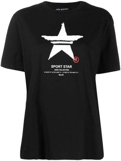 Neil Barrett футболка с принтом Sport Star