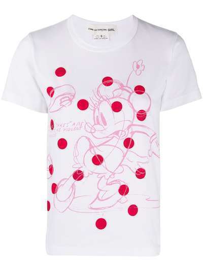 Comme Des Garçons Girl футболка с короткими рукавами и графичным принтом