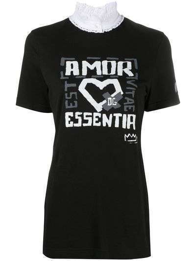 Dolce & Gabbana футболка с принтом Amore Essentia