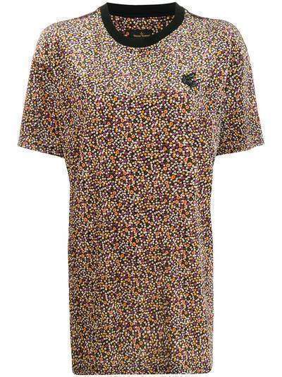 Vivienne Westwood Anglomania футболка свободного кроя с цветочным принтом