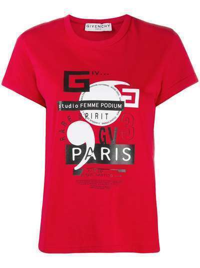 Givenchy футболка с принтом GV3 Paris
