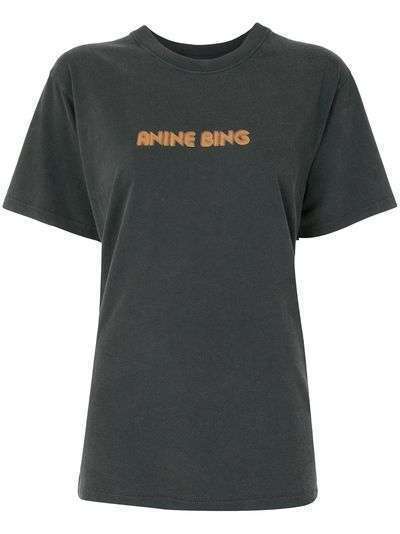ANINE BING футболка Lili с принтом Retro Bing