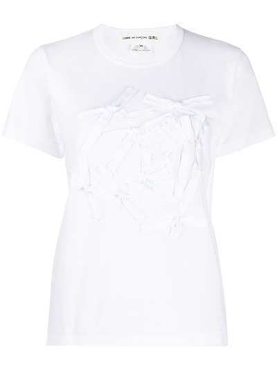 Comme Des Garçons Girl футболка с аппликацией