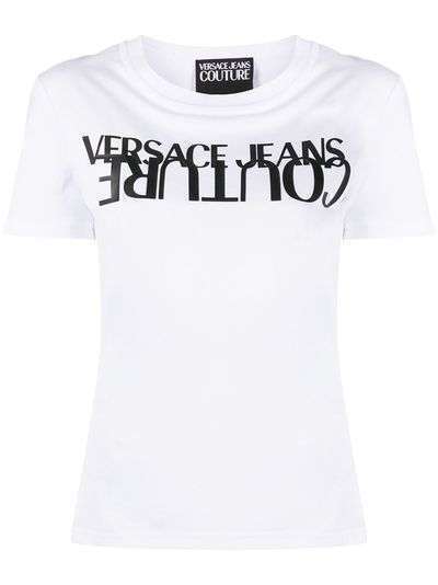Versace Jeans Couture футболка с круглым вырезом и логотипом