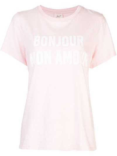 Cinq A Sept футболка Bonjour Mon Amour