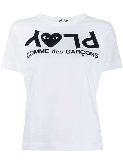 Comme Des Garçons Play футболка с логотипом Play